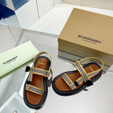 Burberry White Chunky Platform Sneakers - Sole Detail View