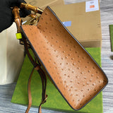 Top view of sleek polished women's handbag – women's luxury handbag