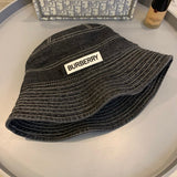 Side view of Burberry unisex cap
