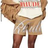 Back view of Rhude luxury clothing with relaxed-fit cut