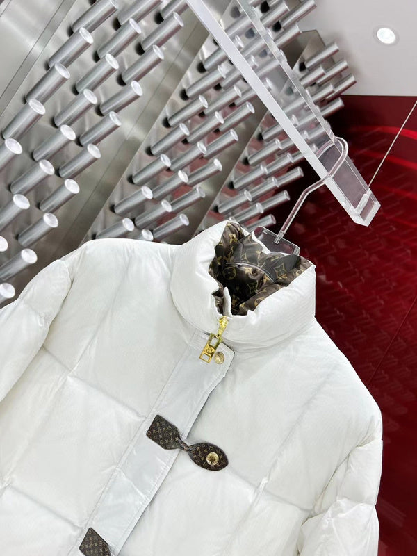 Side profile of Louis Vuitton luxury clothing with everyday silhouette