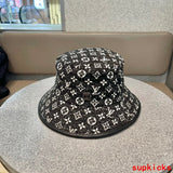 Close-up detail view of Louis Vuitton unisex cap