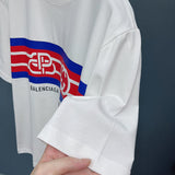 Side profile of Gucci luxury clothing with monogram-inspired silhouette