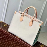 Interior view of polished sleek women's handbag – women's statement bag