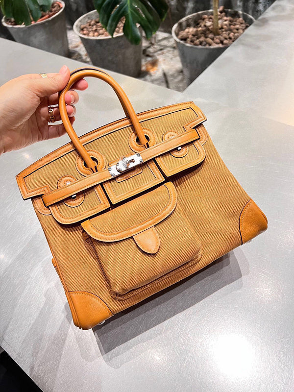 Close-up detail of contemporary bag design