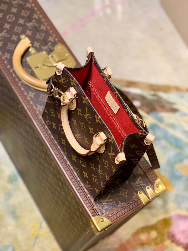Back view of modern elevated women's handbag – women's premium purse