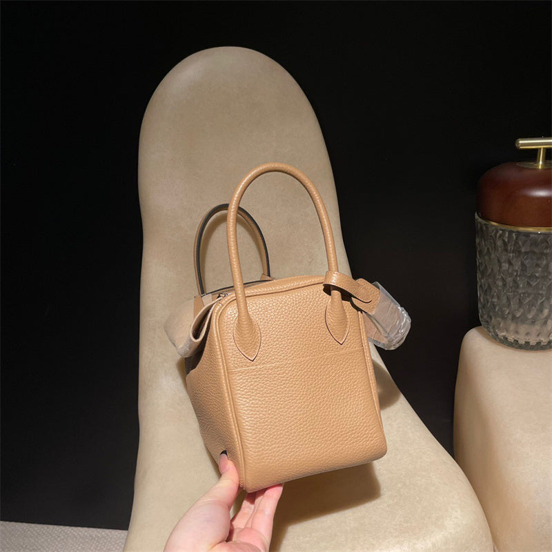 Tailored bag shown from front angle