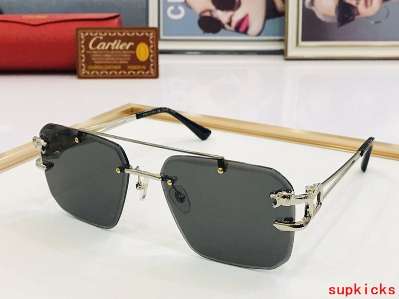 Lifestyle view of Cartier unisex sunglasses