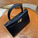 Close-up detail of sleek bag design