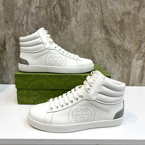 Gucci crisp white luxury sneakers view 11 everyday casual design
