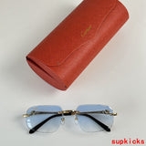 Side view of Cartier unisex sunglasses