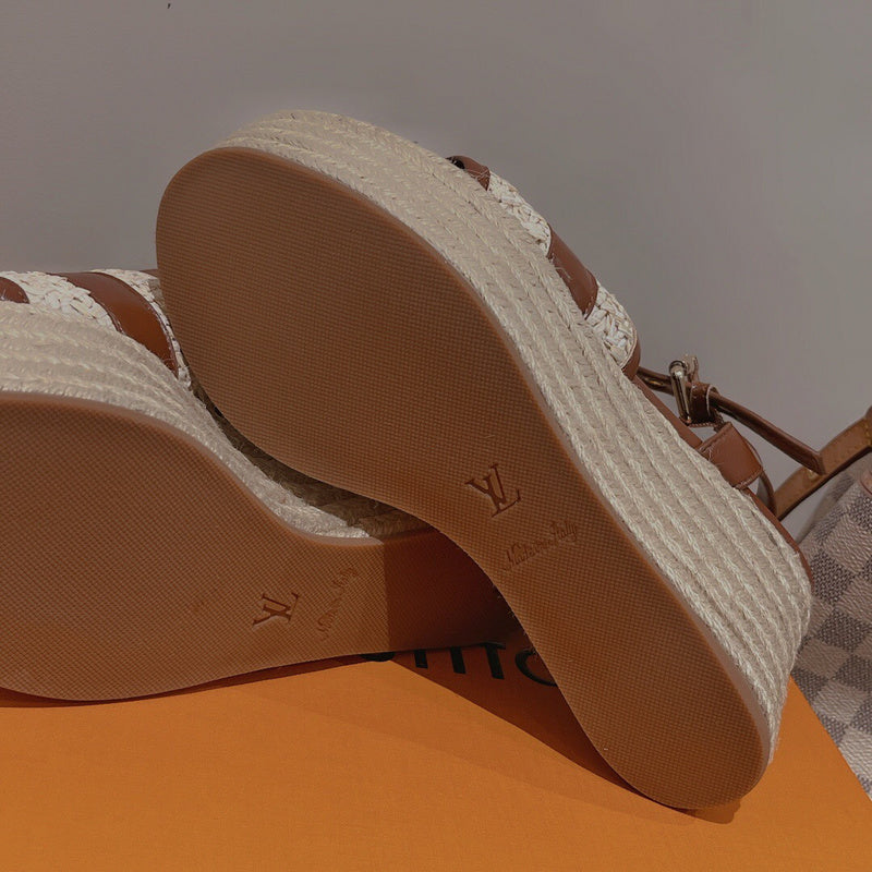 Louis Vuitton Nude Chelsea Boots - Full Silhouette View