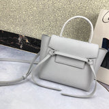 Close-up detail of signature statement women's handbag – women's everyday handbag