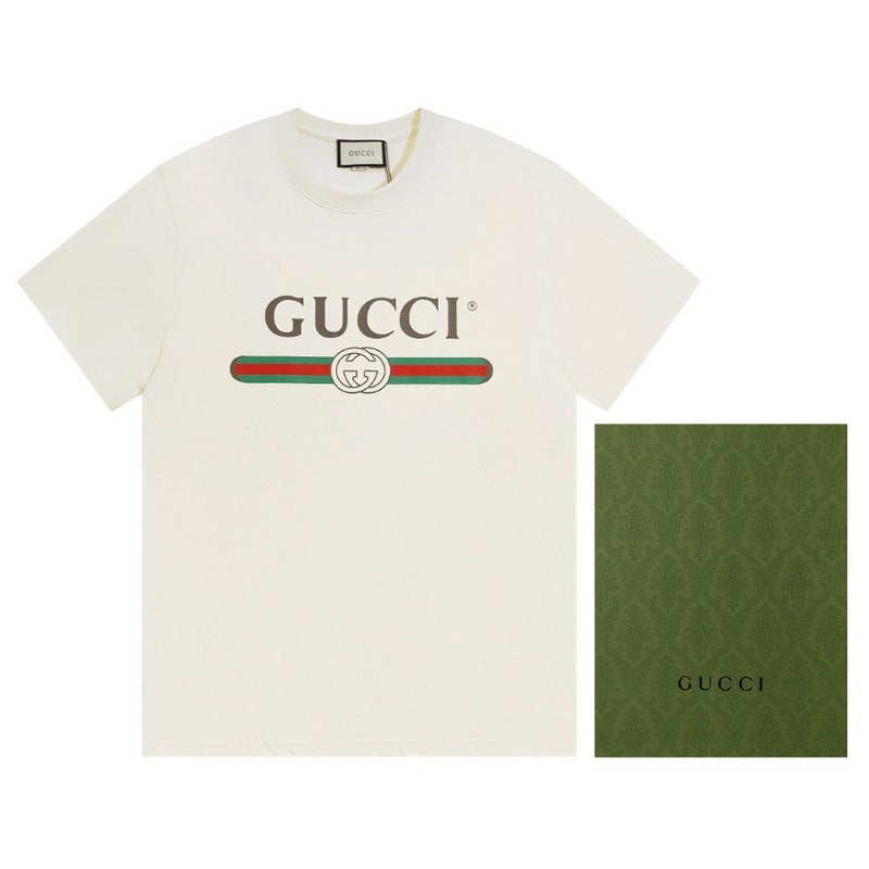 Front view of Gucci luxury clothing with runway-inspired design