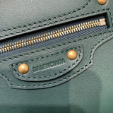 Bold Faux Leather Handbag - Signature Hardware Accents | Women's Premium Handbag #634 - interior view (image 6) of designer-inspired handbag