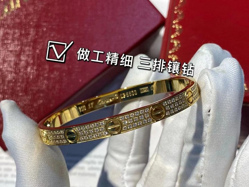 Front view of Cartier unisex jewelry piece
