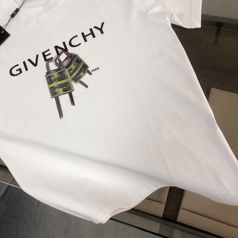 Full styled look of Givenchy luxury clothing with relaxed-fit cut