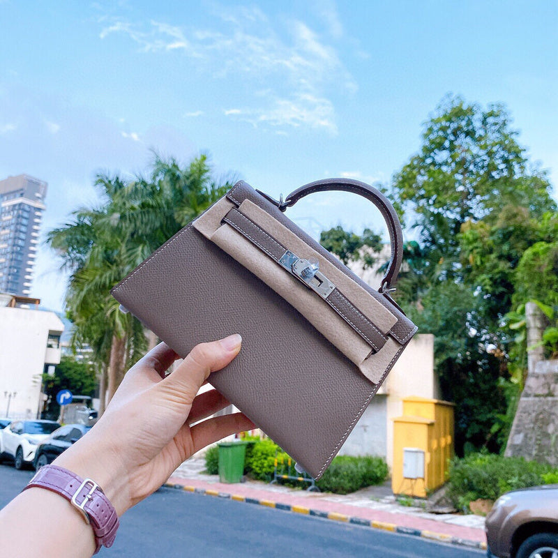 Close-up detail of graceful bag design