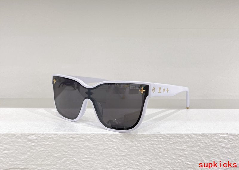Side view of Louis Vuitton unisex sunglasses