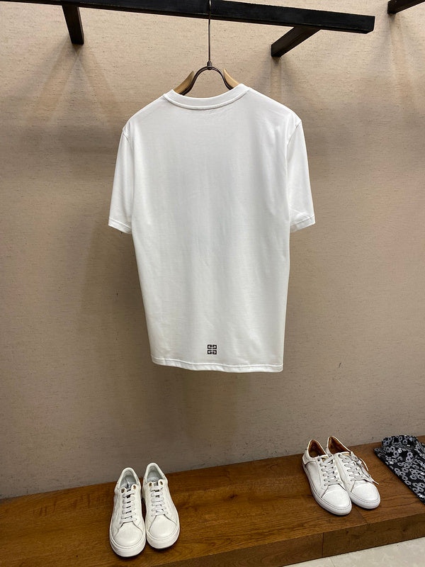 Side profile of Givenchy luxury clothing with everyday silhouette