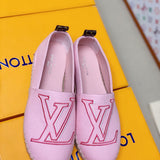 Louis Vuitton luxury shoes detail shot