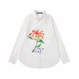 Front view of Louis Vuitton luxury clothing with monogram-inspired silhouette
