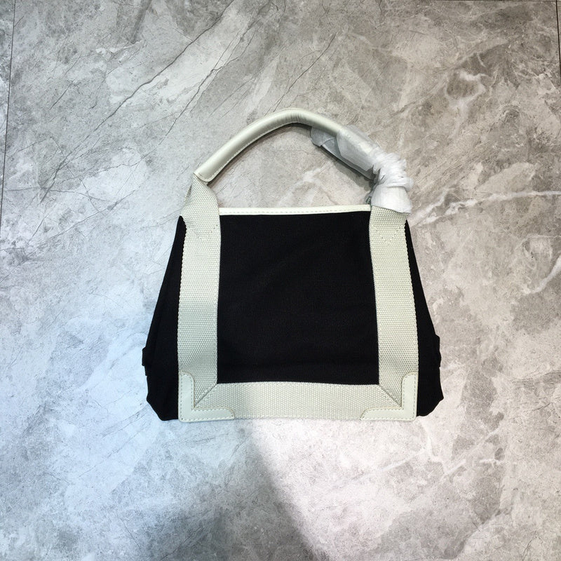 Understated Faux Leather Handbag - Modern Structured Build | Women's Fashion Handbag #754 - back view (image 4) of designer-inspired handbag