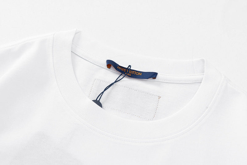 Front view of Louis Vuitton cotton t-shirt with relaxed-fit cut