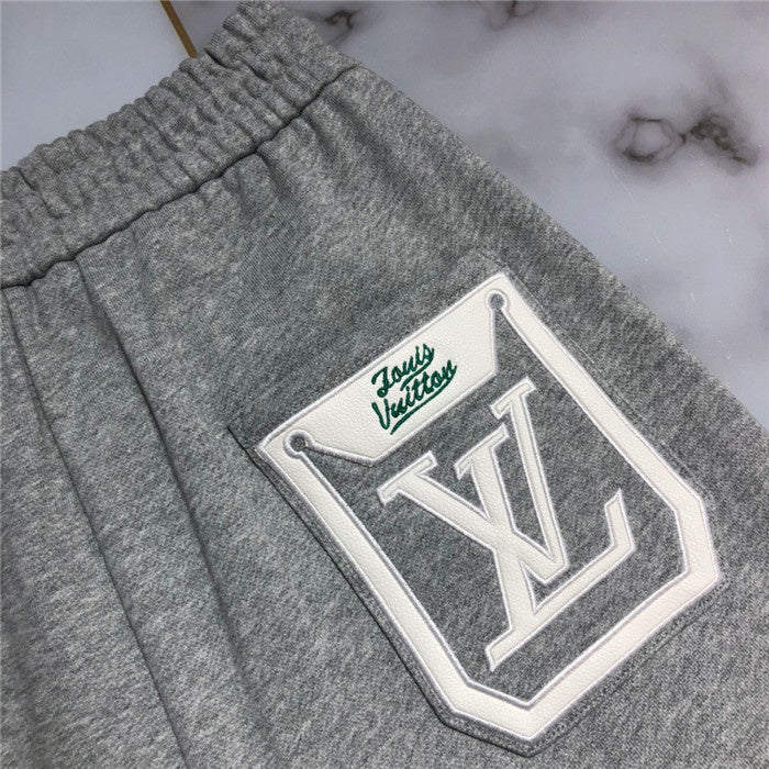 Side profile of Louis Vuitton cotton t-shirt with label-forward styling