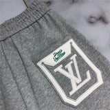Side profile of Louis Vuitton cotton t-shirt with label-forward styling