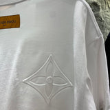 Side profile of Louis Vuitton cotton t-shirt with runway-inspired design