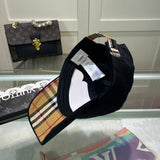 Side view of Burberry unisex cap