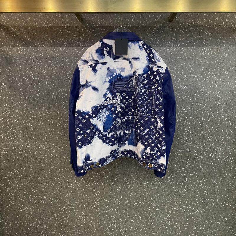 Side profile of Louis Vuitton luxury clothing with contemporary cut