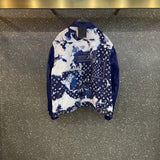 Side profile of Louis Vuitton luxury clothing with contemporary cut