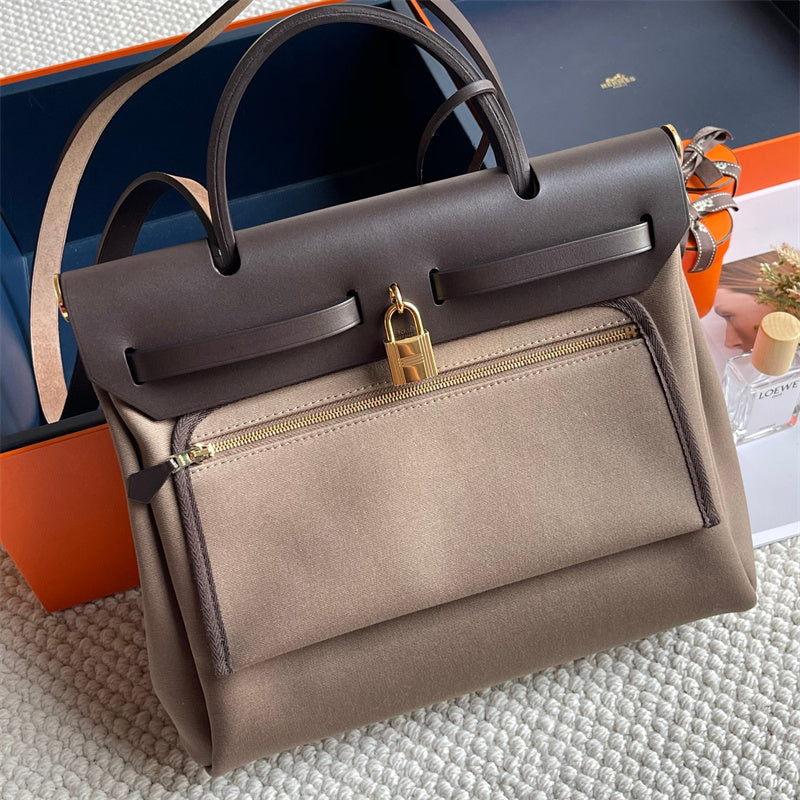 Side view of sculpted structured handbag
