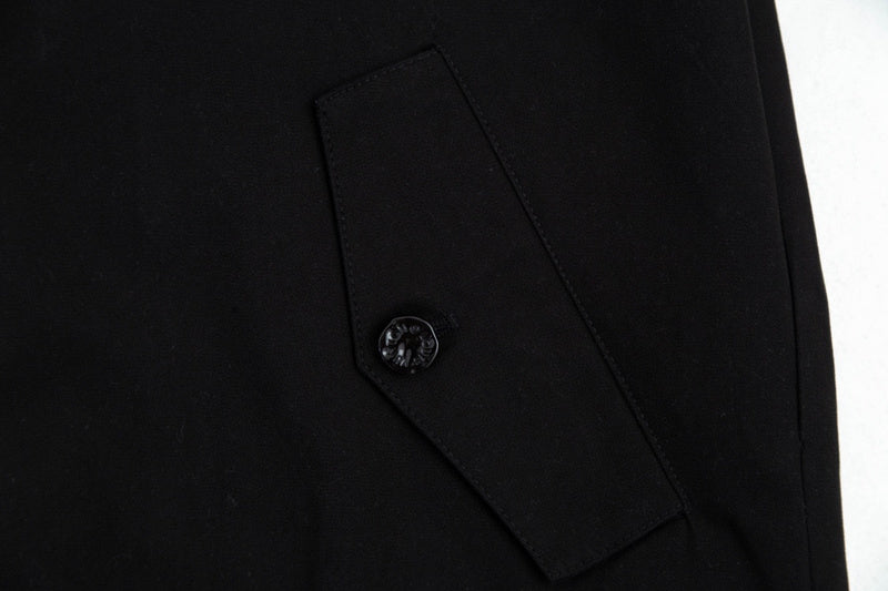 Back view of Louis Vuitton luxury clothing with monogram-inspired silhouette