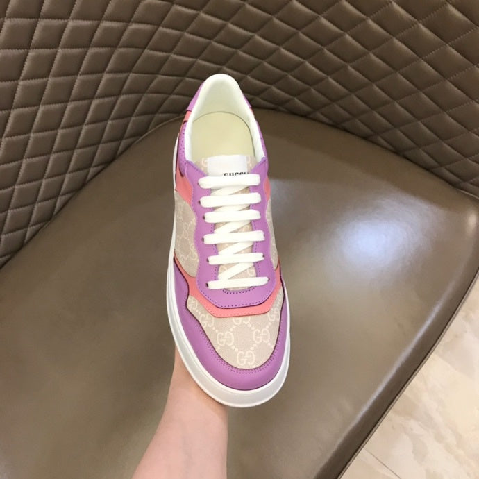 Gucci muted earth tones luxury sneakers view 8 heritage-inspired look