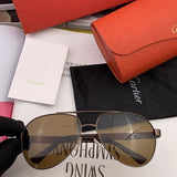 Side view of Cartier unisex sunglasses