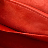 Top view of statement sleek women's handbag – women's designer-style accessory