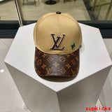 Close-up detail view of Louis Vuitton unisex cap