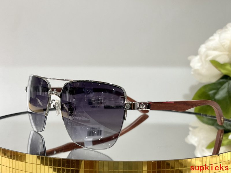 Angled view of Cartier unisex sunglasses