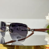 Angled view of Cartier unisex sunglasses
