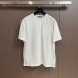 Front view of Louis Vuitton cotton t-shirt with logo-detail design