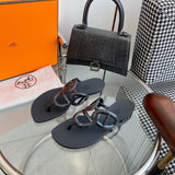Hermes shoes Style 326 - top view showing design (alternate angle)