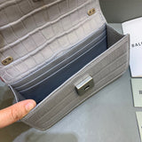 Classic Vegan Leather Handbag - Signature Hardware Accents | Women's Designer-Inspired Purse #426 - alternate angle view (image 8) of designer-inspired handbag