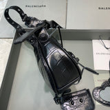 Elegant Premium PU Leather Handbag - Premium Craftsmanship Detailing | Women's Designer-Inspired Purse #381 - back view (image 4) of designer-inspired handbag