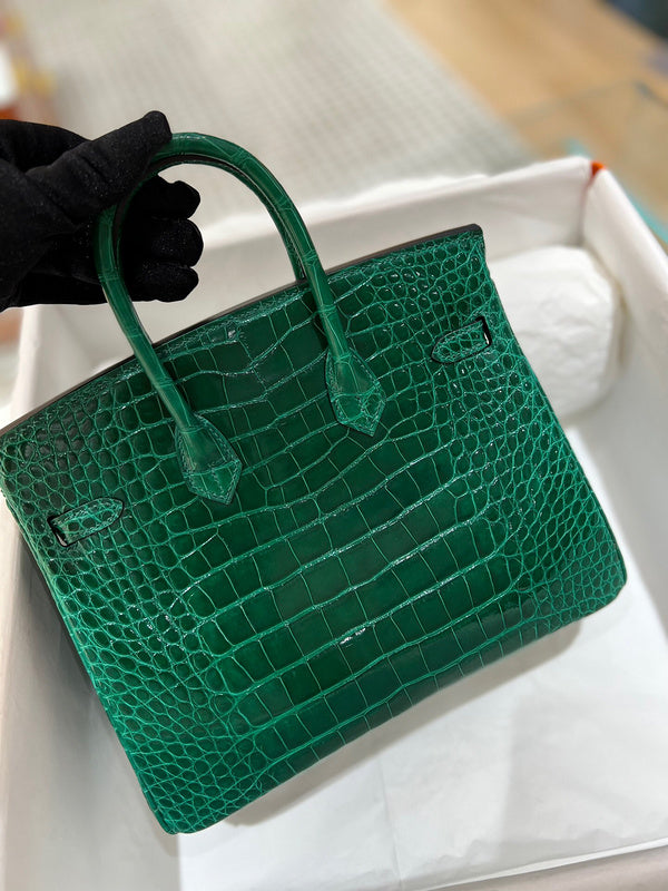 Close-up detail of classic bag design