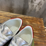 Gucci tonal black luxury sneakers view 4 premium leather build