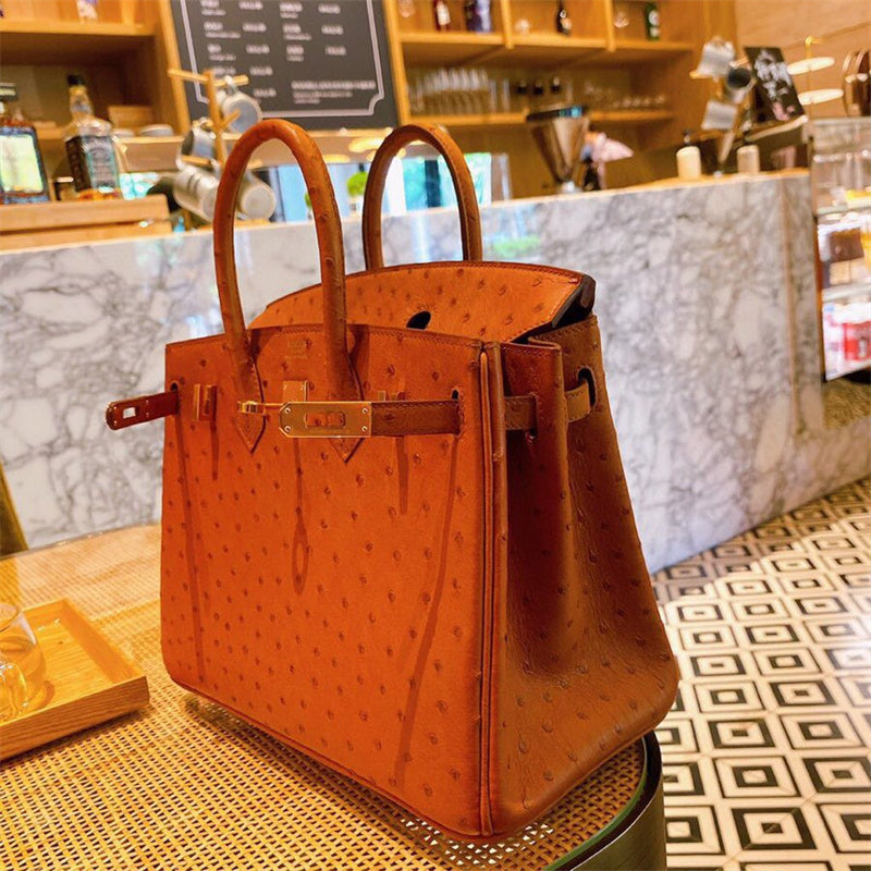  classic handbag detail view showing craftsmanship