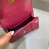 Classic Premium PU Leather Handbag - Statement Silhouette | Women's Premium Handbag #492 - alternate angle view (image 8) of designer-inspired handbag